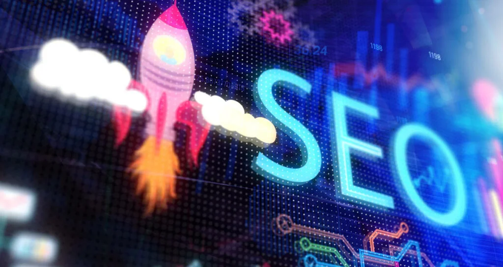 Creative SEO backdrop